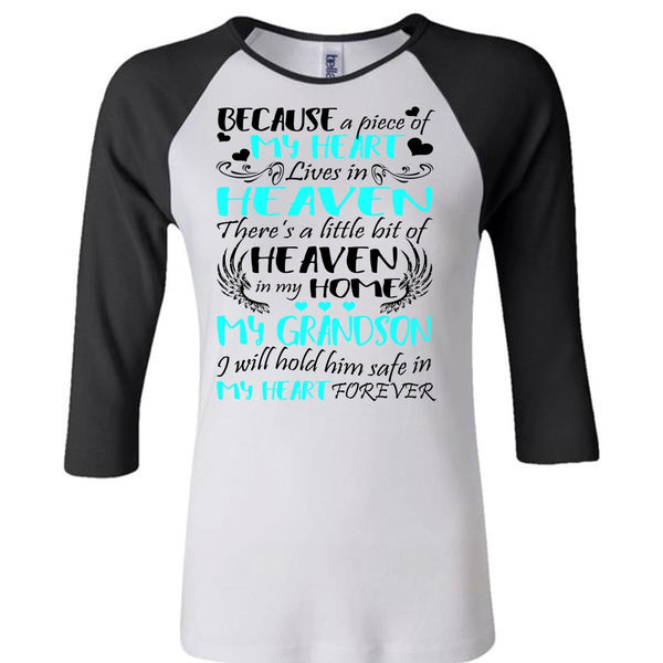 Heaven In My Home My Grandson T Shirt, I Love Grandson T Shirt, Awesome T-Shirts