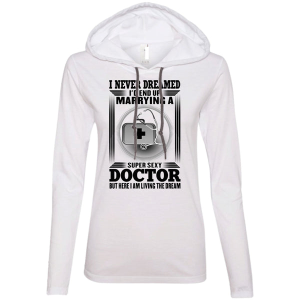 A black t-shirt with the shopify logo