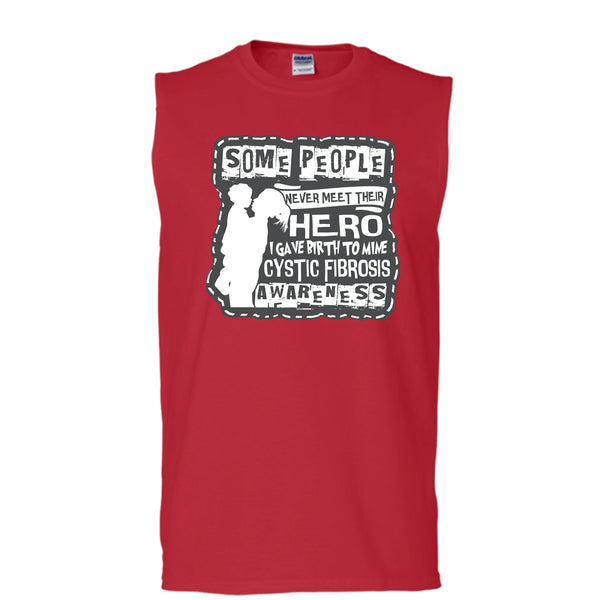 I Gave Birth To Mine T Shirt, Mom And Son Tank Top (Men's Cotton Sleeveless)