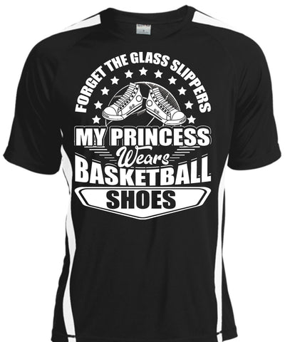 A black t-shirt with the shopify logo