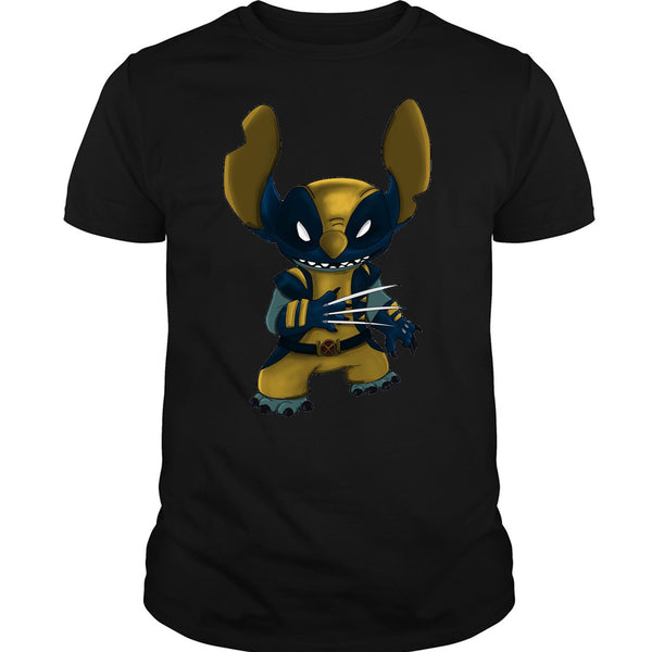 A black t-shirt with the shopify logo