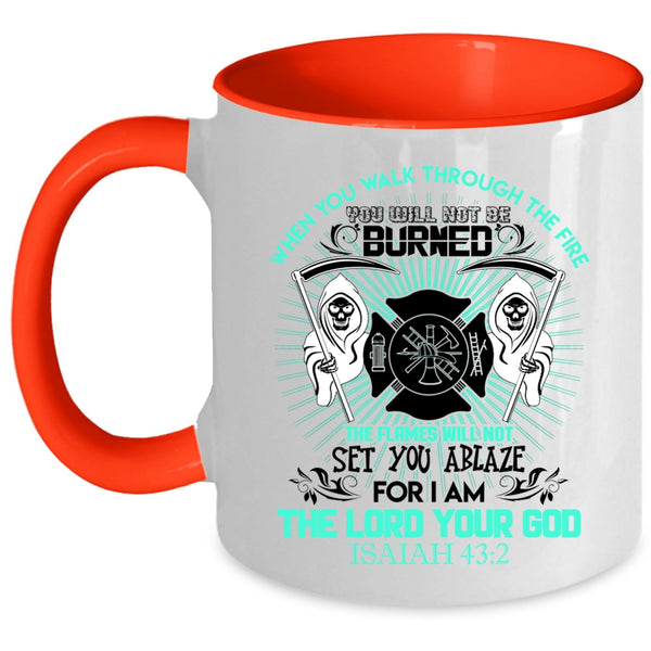 Funny Gift For Fireman Coffee Mug, Best Firefighter Ever Accent Mug