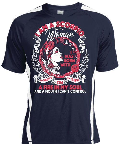 I Am A Scorpio Woman T Shirt, Fire In My Soul T Shirt, Cool Shirt