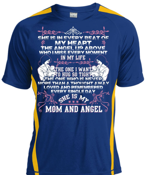 She Is My Mom And Angel T Shirt, I Love Mom T Shirt, Cool Shirt