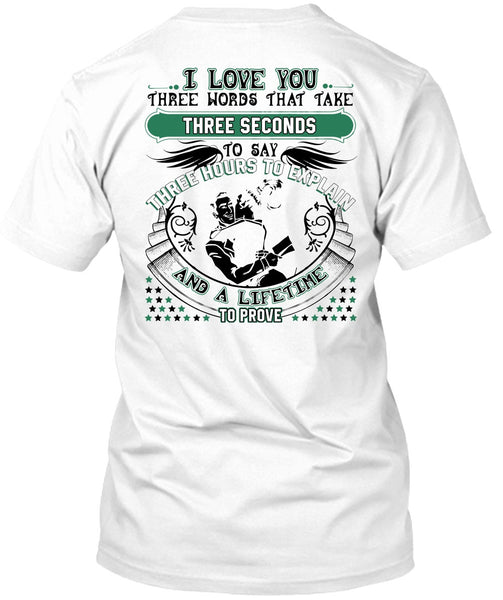 A black t-shirt with the shopify logo