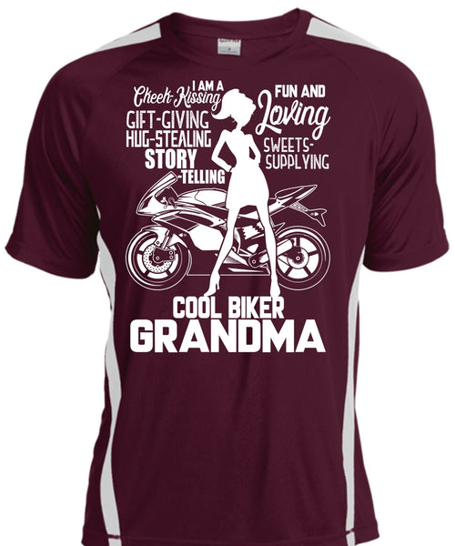 Cool Biker Grandma T Shirt, Being A Biker T Shirt, Cool Shirt