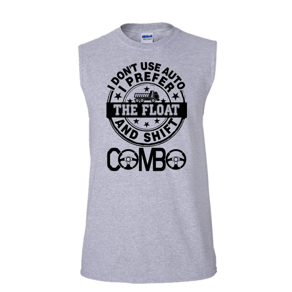 I Don't Use Auto T Shirt, Coolest Trucker Ever T Shirt, Awesome t-shirts (Men's Cotton Sleeveless)