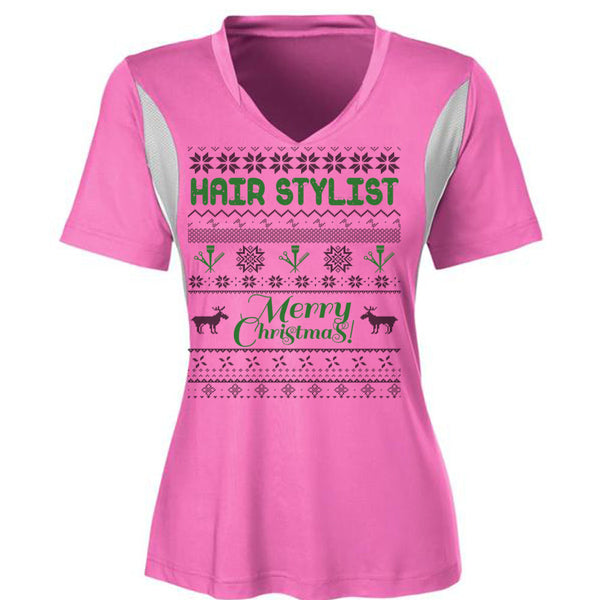 Hair Stylist Merry Christmas T Shirt, I Love Hair Stylist T Shirt, Awesome T-Shirts