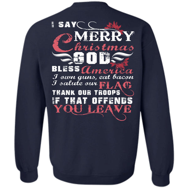God Bless America T Shirt, This Girl Loves Christmas Sweatshirt