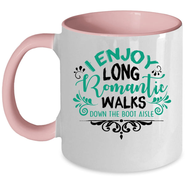 Cool Couple Coffee Mug, I Enjoy Long Romantic Accent Mug