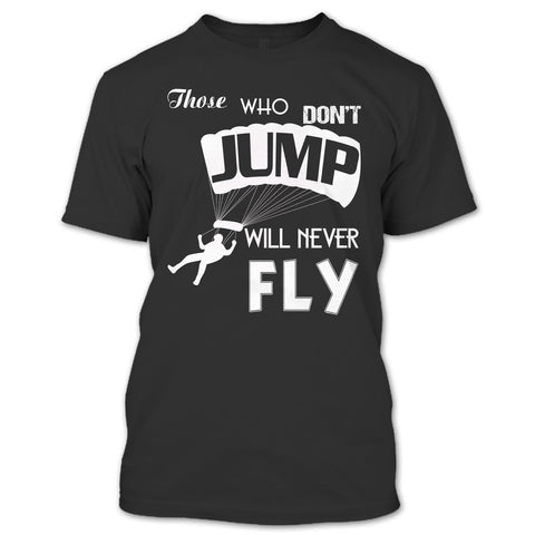A black t-shirt with the shopify logo