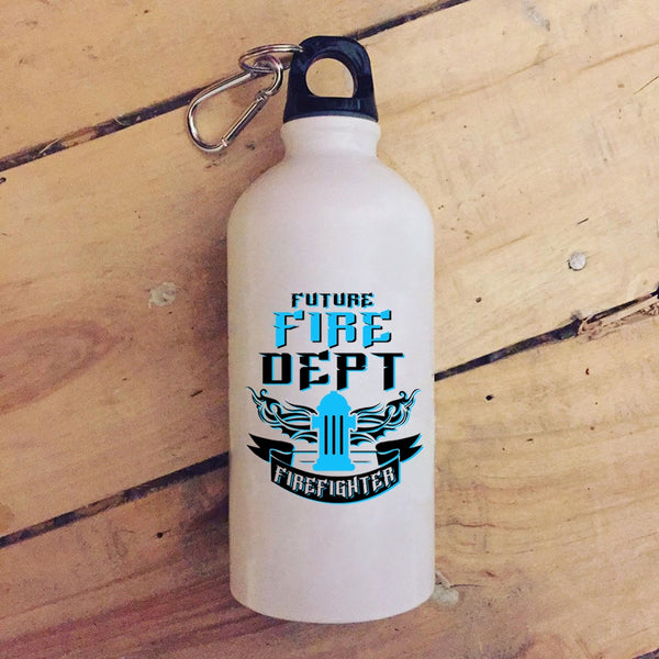 Future Fire Dept Firefighter 20 oz Stainless Steel Bottle,Funny Gift For Teacher Outdoor Sports Water Bottle