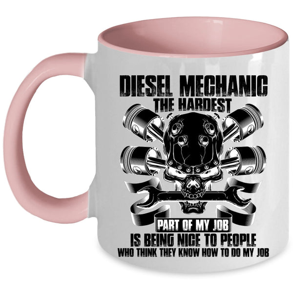 Best Gift For Diesel Mechanic Coffee Mug, Diesel Mechanic Accent Mug
