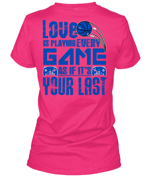 Love Is Playing Game T Shirt, I Love Gaming T Shirt