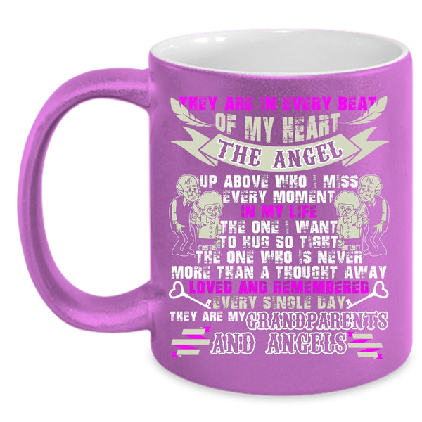 They Are My Grandparents And Angels Coffee Mug, My Family Coffee Cup