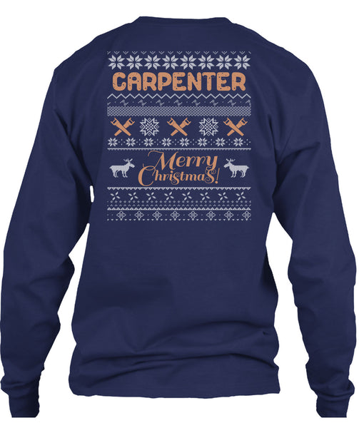 Carpenter Merry Christmas T Shirt, Being A Carpenter T Shirt