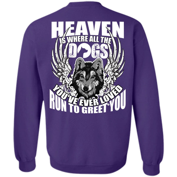 Run To Greet You T Shirt, I Love Dog Sweatshirt