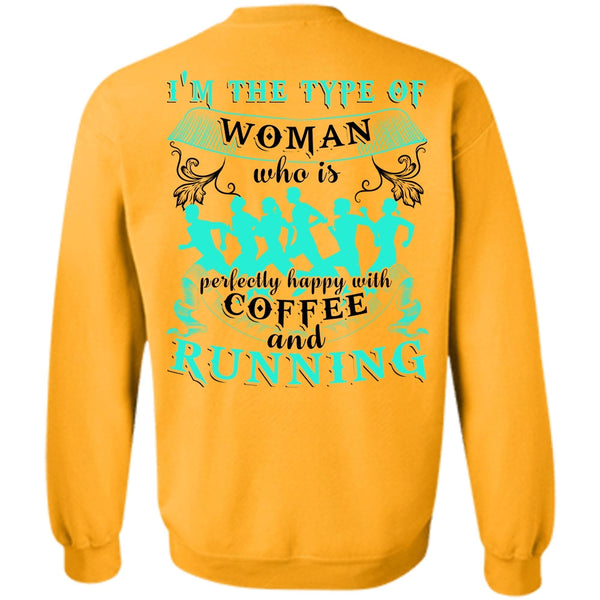 I Love Running T Shirt, Coffee And Running Sweatshirt