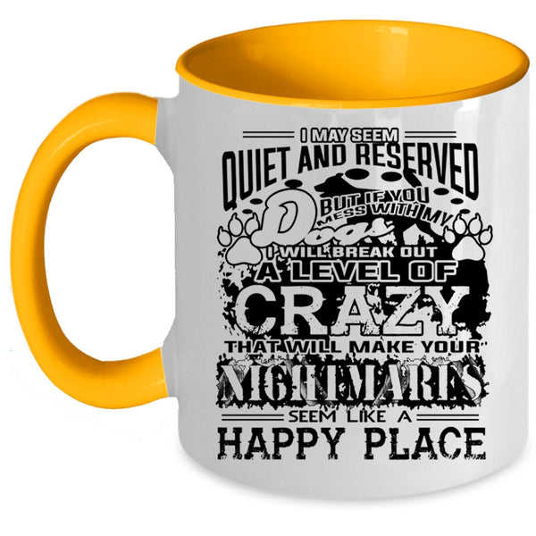 Don't Mess With My Dog Mug, Cool Gift For My Son Cup