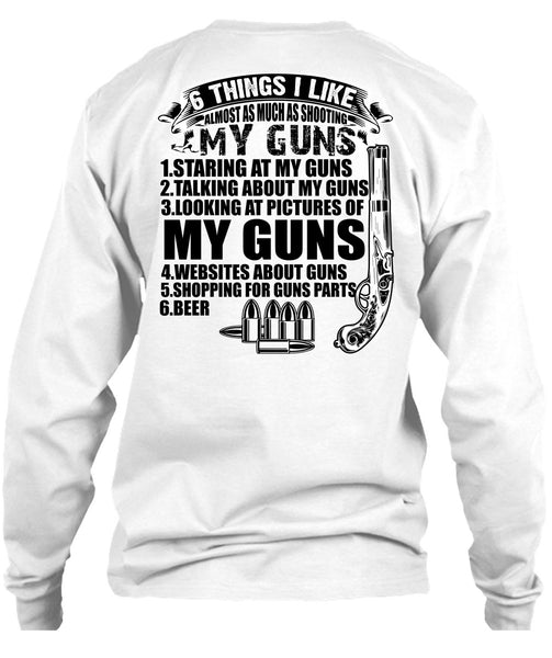 Shooting My Guns T Shirt, I Love Veteran T Shirt