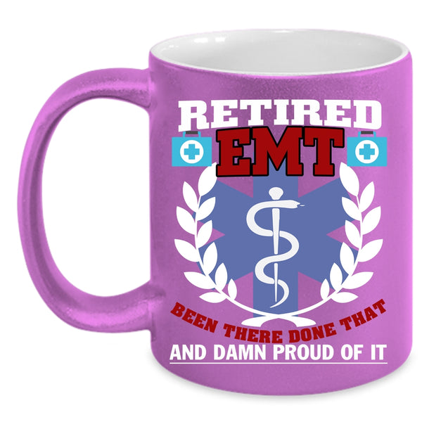 Retired Emt Coffee Mug, Cool Retirement Coffee Cup