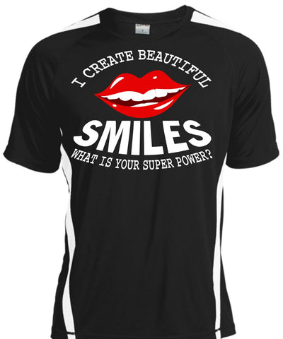 A black t-shirt with the shopify logo