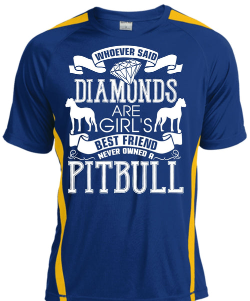 Never Owned A Pit Bull T Shirt, Diamonds Are Girl's Best Friend T Shirt, Cool Shirt
