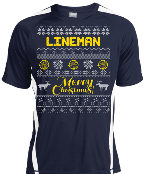Lineman Merry Christmas T Shirt, Being A Lineman T Shirt, Cool Shirt
