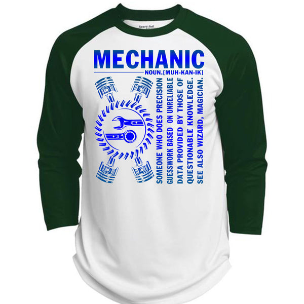 Being A Mechanic T Shirt, I Love Mechanic T Shirt, Awesome T-Shirts  (Polyester Game Baseball Jersey)