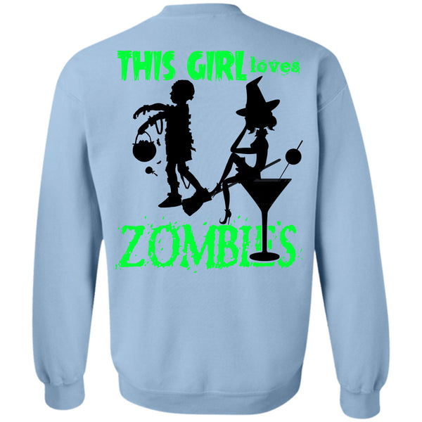 Wait For Halloween T Shirt, This Girl Loves Zombies Sweatshirt