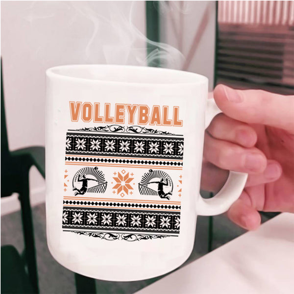 Christmas Family Holiday  Coffee Mug, Volleyball Cup