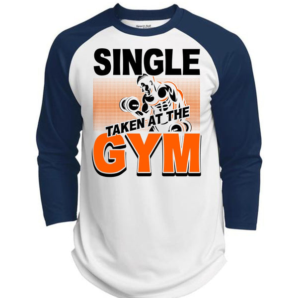 Single Taken At The Gym T Shirt, I Love Gym T Shirt, Awesome T-Shirts  (Polyester Game Baseball Jersey)