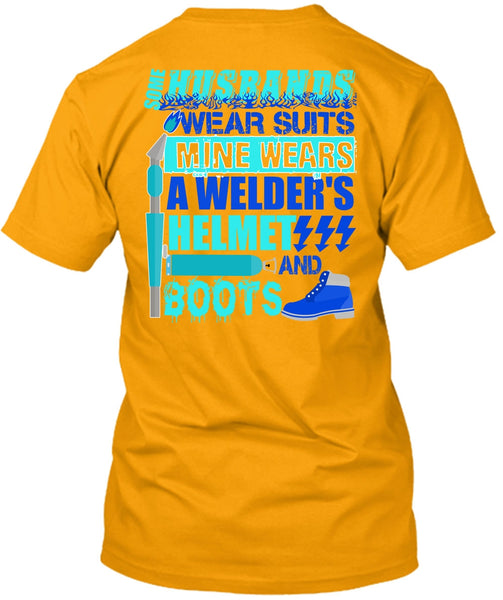 Some Husbands Wear Suits T Shirt, I Love Wife T Shirt