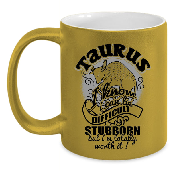 Birthday Gift For My Daughter Coffee Mug, Taurus Accent Mug