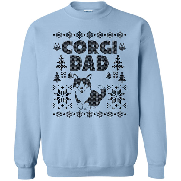 Gift For Merry Christmas T Shirt, Corgi Dad Sweatshirt