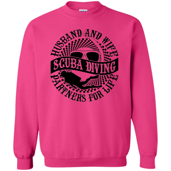 Coolest Scuba Diver T Shirt, Husband And Wife Sweatshirt