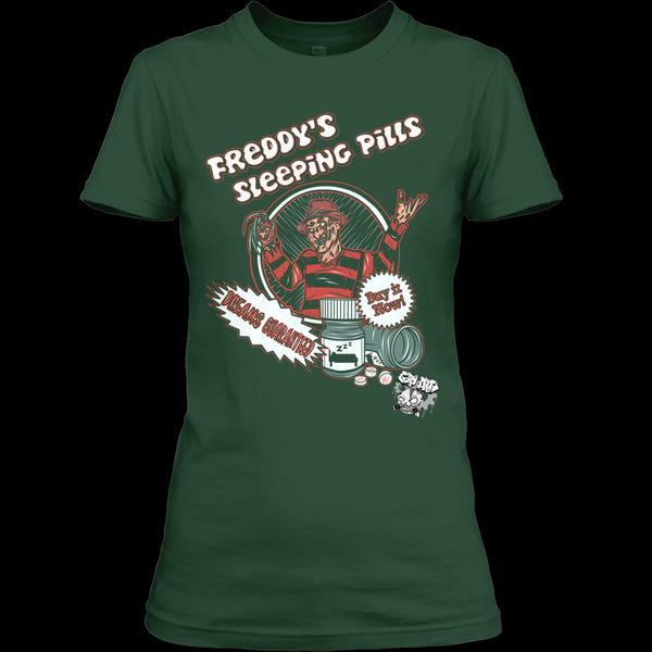 A black t-shirt with the shopify logo