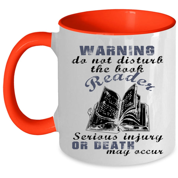 Awesome Book Reader Coffee Mug, The Book Reader Accent Mug