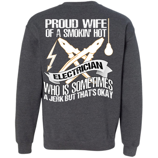 Smoking Hot Electrician T Shirt, I Love Electrician Sweatshirt