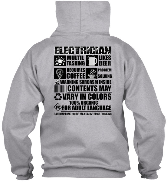 Electrician Multi-tasking T Shirt, I Love Electrician T Shirt