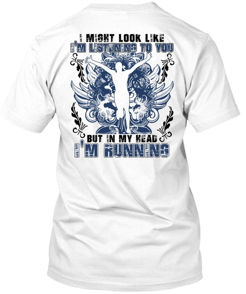 A black t-shirt with the shopify logo