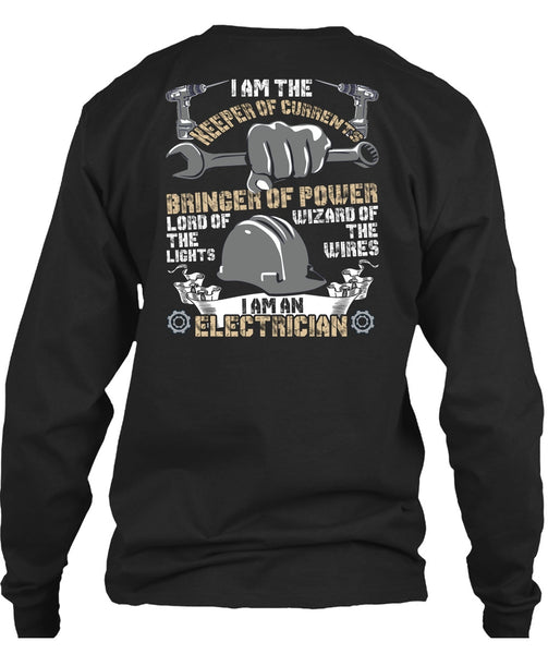 I Am An Electrician T Shirt, Keeper Of Currents T Shirt