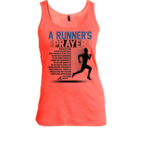 A Runner's Prayer T Shirt, Coolest Runner Tank Top