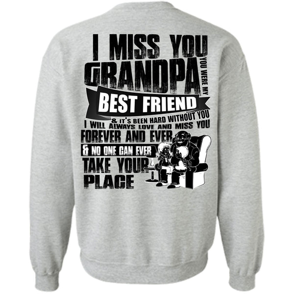 I Love Grandpa T Shirt, I Miss You Grandpa Sweatshirt