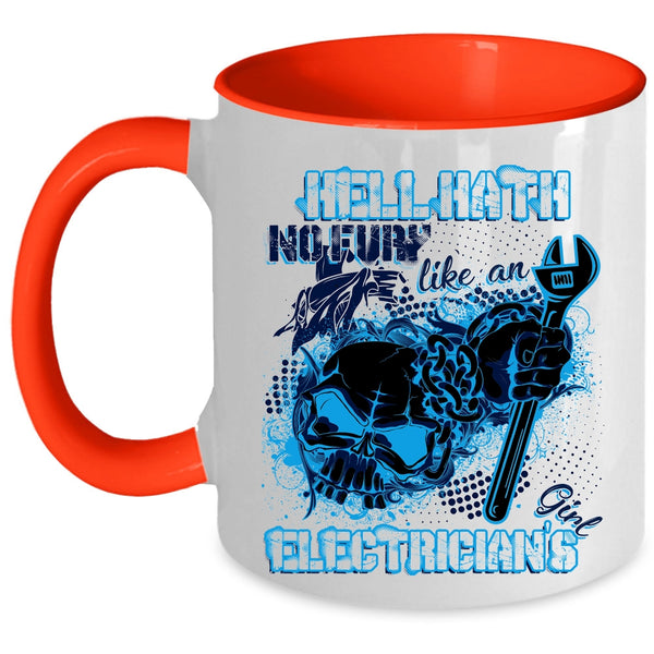 Awesome Electrician's Girl Coffee Mug, Electrician's Girl Accent Mug
