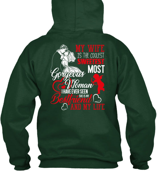 My Wife Is The Coolest T Shirt, She Is My Best Friend T Shirt