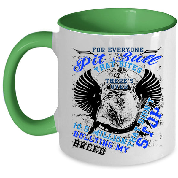 Gift For Pit Bull Lovers Coffee Mug, For Everyone Pit Bull Accent Mug
