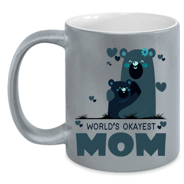 Cute Gift For Mom Coffee Mug, Best Mom Ever Accent Mug