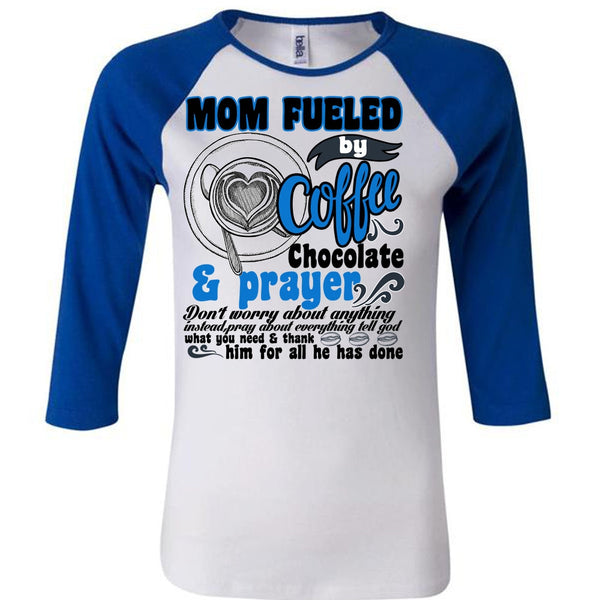 Mom Fueled By Coffee Chocolate T Shirt, I Love Coffee T Shirt, Awesome T-Shirts
