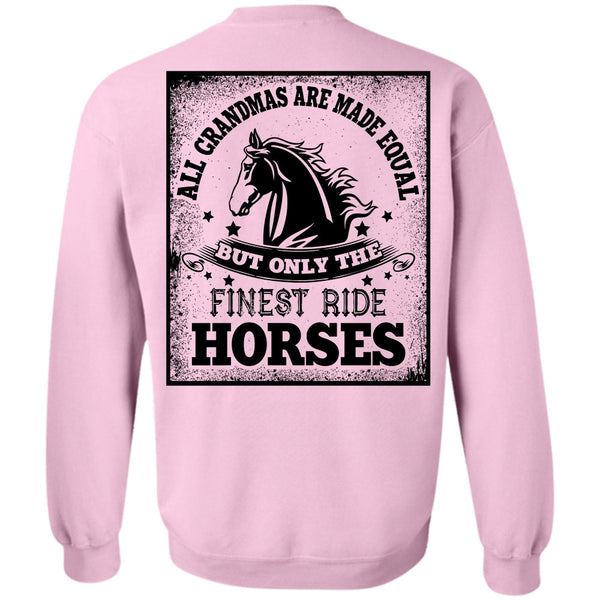 I Love Equestrian T Shirt, Finest Ride Horses Sweatshirt